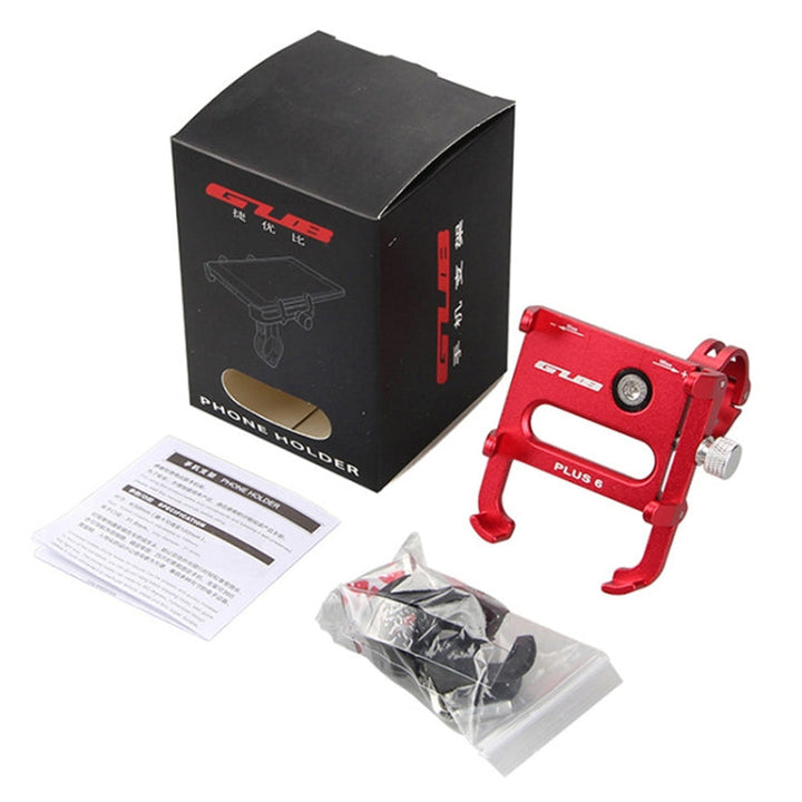 BowLift | GUB Plus 6 Aluminum Alloy MTB Bicycle Phone Holder (Silver)