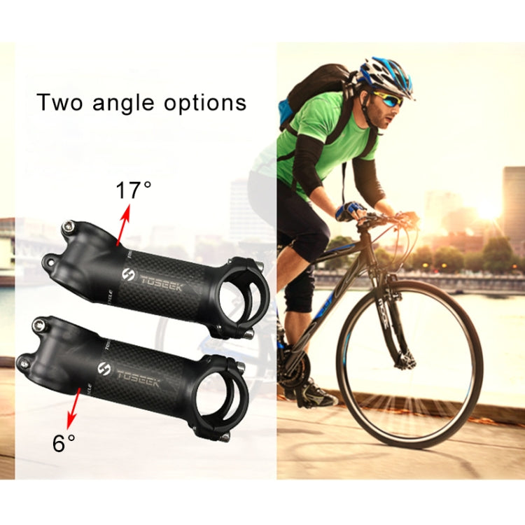 BowLift | TOSEEK Street-Mountainbike Ultra-light Stem Riser Tap, Size: 6 Degrees, 80mm (Matt)