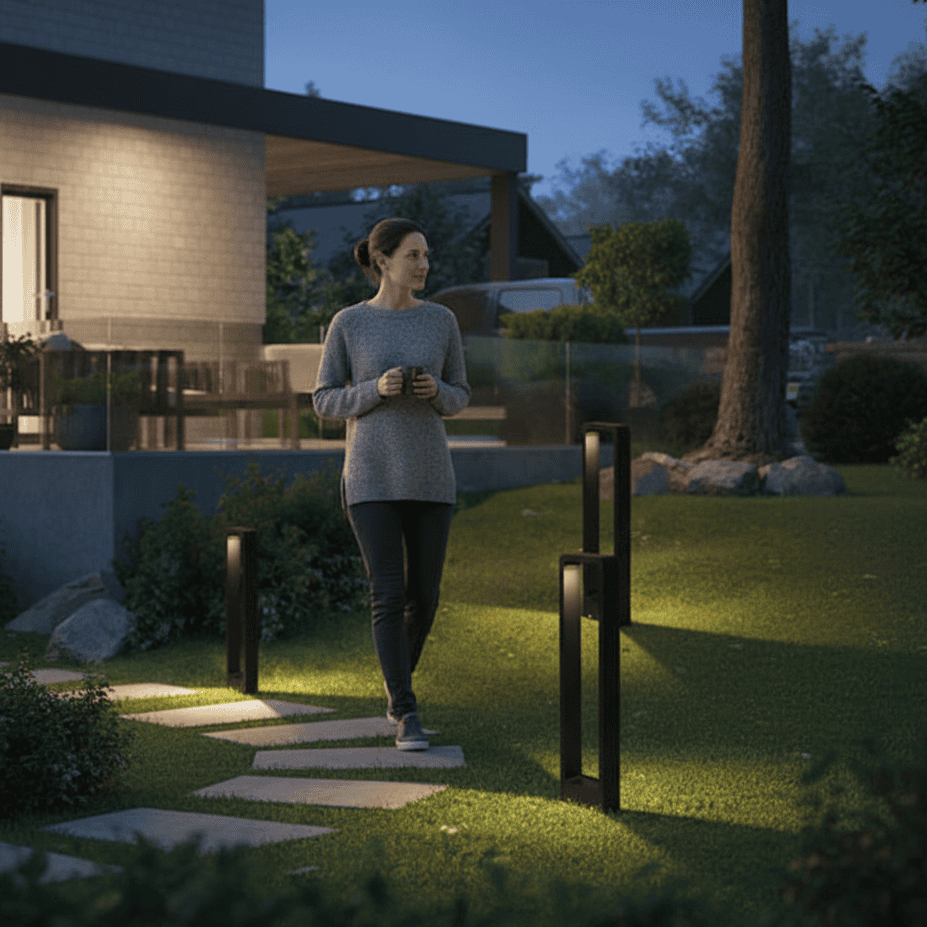 BowLift | Elegant outdoor ground light for paths & gardens