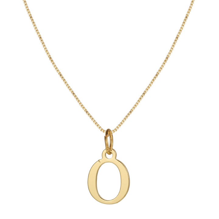 BowLift | 14k Minimal Serif Initial Necklace