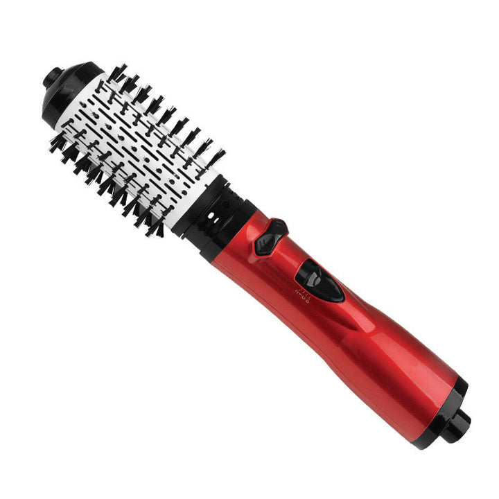 BowLift | Rotating Hair Brush and Dryer 2 in 1 with Tourmaline Technology – Red-Black