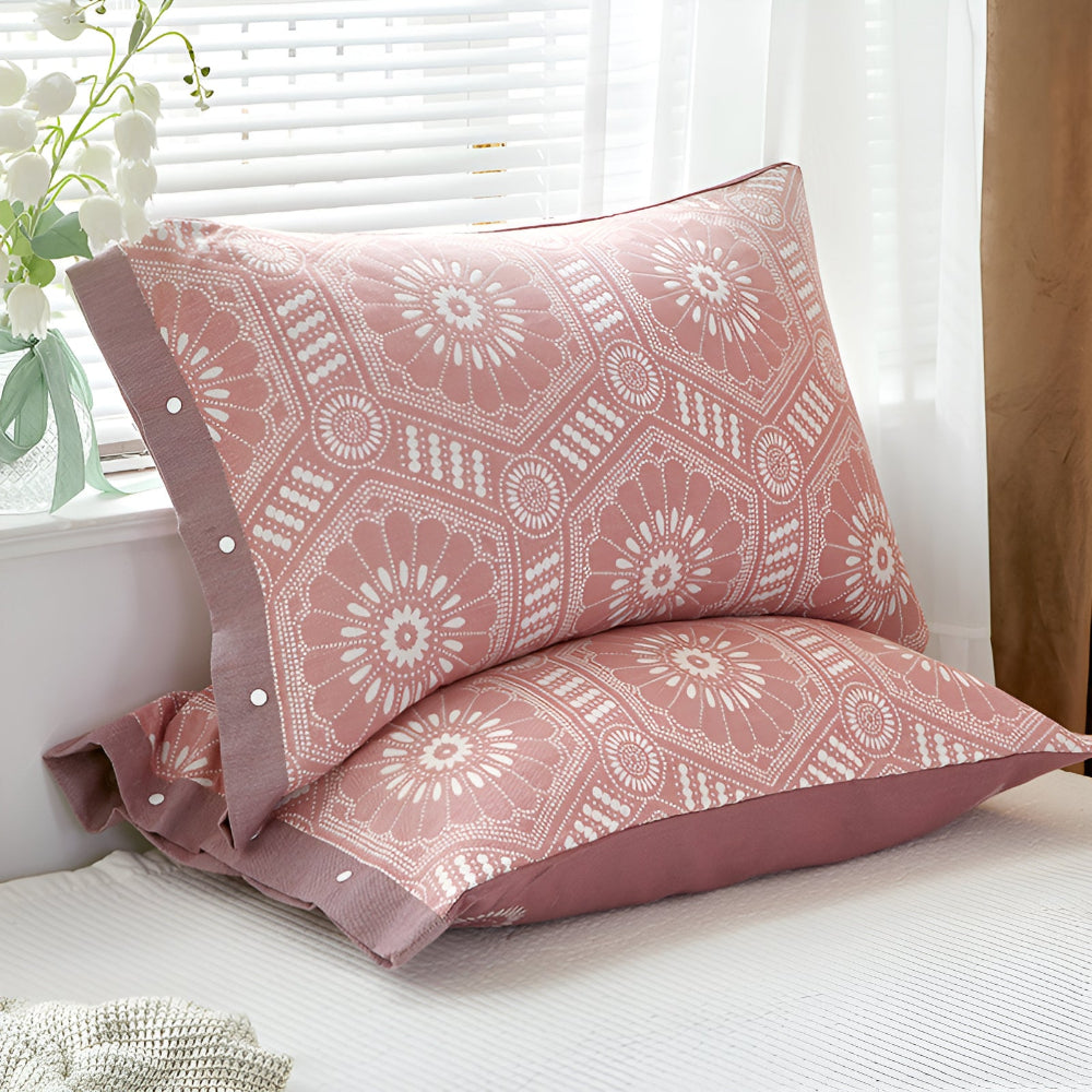BowLift | Pure Cotton Buttoned Pillowcase