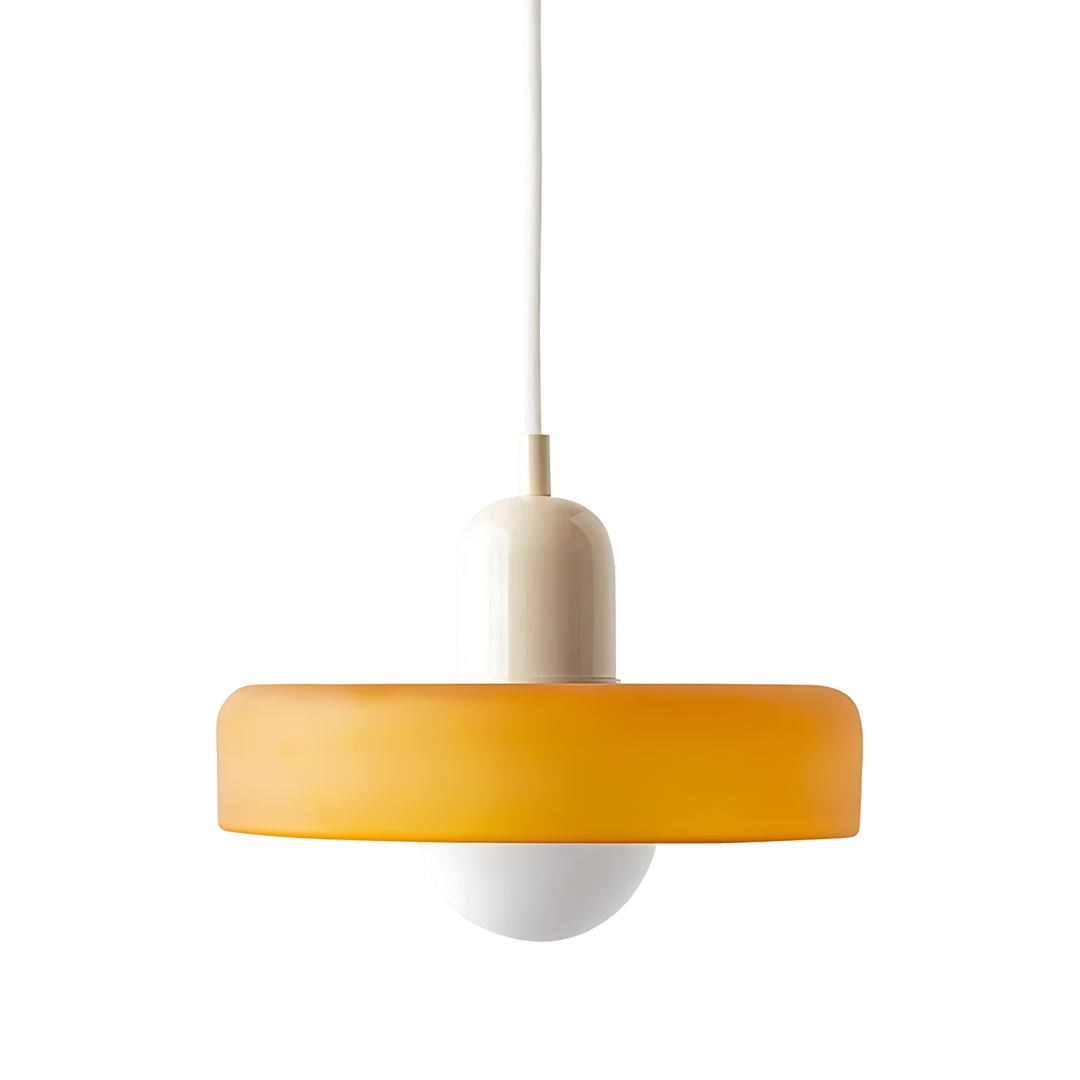 BowLift | Celeste Élégance - Stylish Pendant Lamp of Metal & Glass