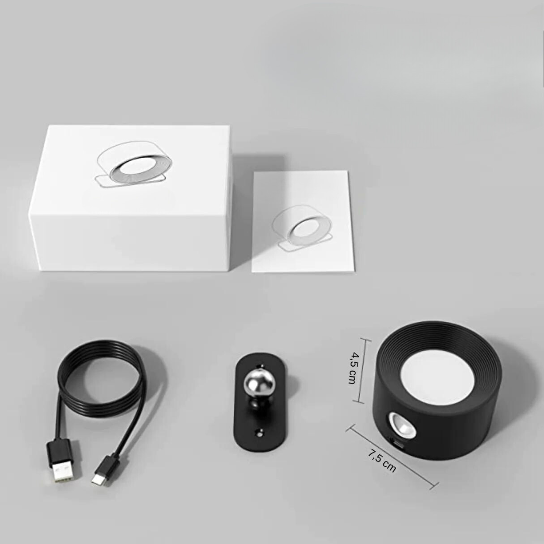 BowLift | 360° Updown Wall Lamp - Wireless Rechargeable Wall Lamp