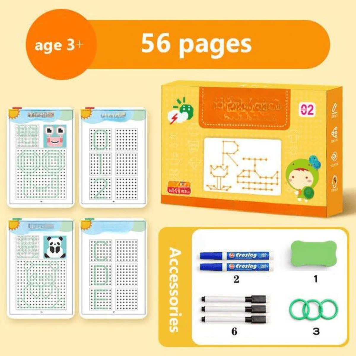 BowLift | InkyPlay Learning Pad – Reusable learning pad for creative writing without a screen