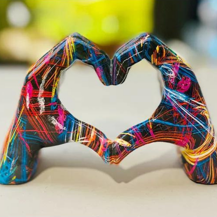 Elegant - Heart Gesture Hand Sculpture Bowlift