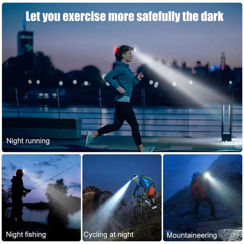 Rechargeable LED headlamp durable, waterproof and powerful | Bowlift