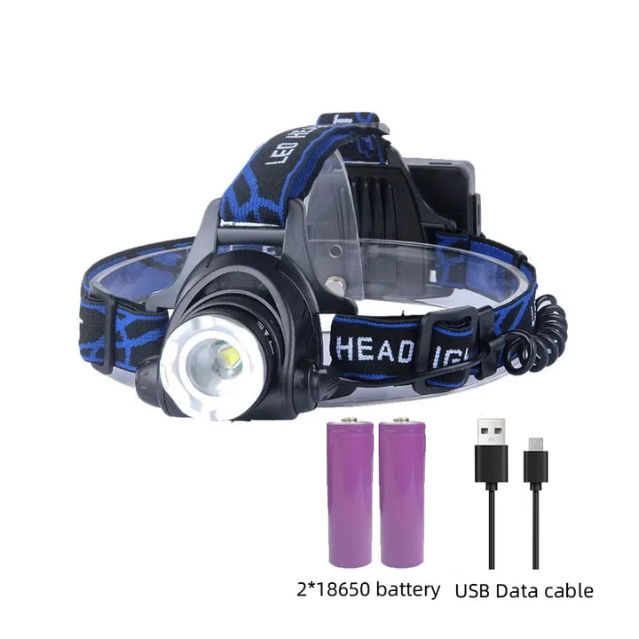 Rechargeable LED headlamp durable, waterproof and powerful | Bowlift