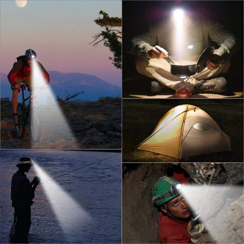 Rechargeable LED headlamp durable, waterproof and powerful | Bowlift