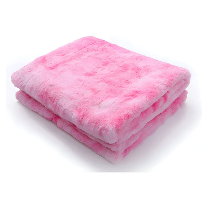 BowLift | Soft Velour Winter Blanket – Warm Coral Fleece Blanket in Batik Style