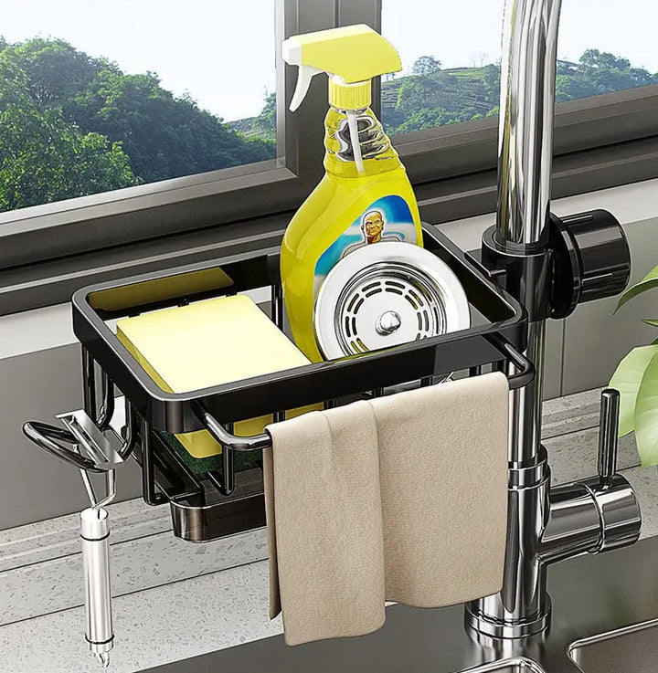 BowLift | Organizer for Kitchen Faucets – Aluminum Design Against Rust & for More Organization