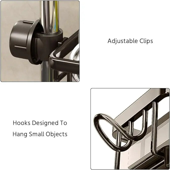 BowLift | Organizer for Kitchen Faucets – Aluminum Design Against Rust & for More Organization