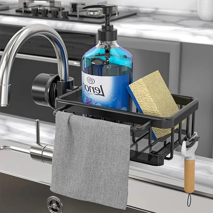BowLift | Organizer for Kitchen Faucets – Aluminum Design Against Rust & for More Organization