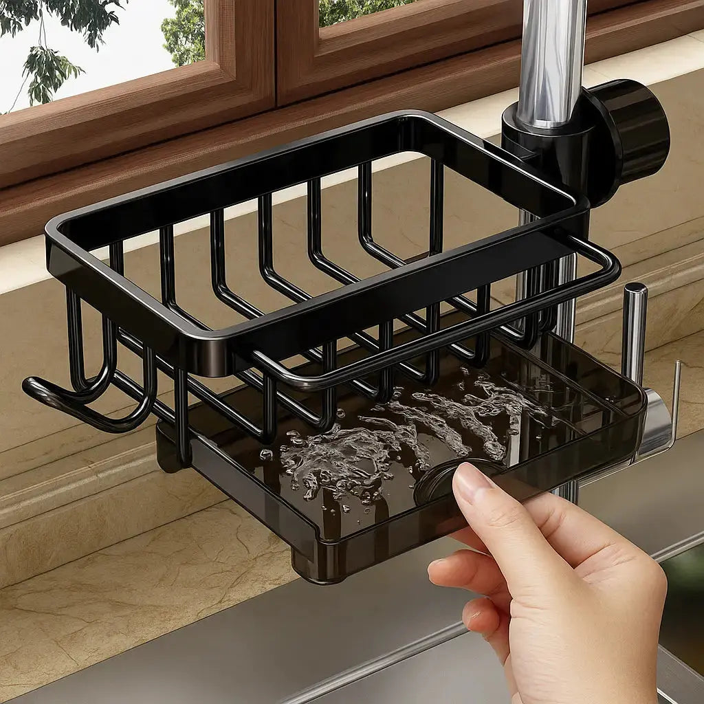 BowLift | Organizer for Kitchen Faucets – Aluminum Design Against Rust & for More Organization