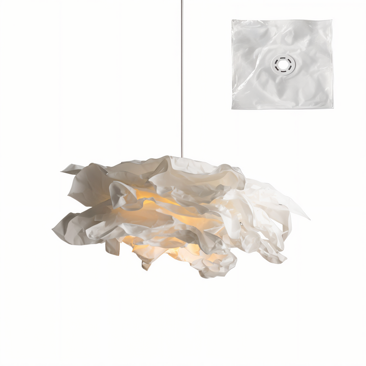 Creative Clouds Pendant Light – DIY Paper Ceiling Lamp with Artistic Charm | Bowlift