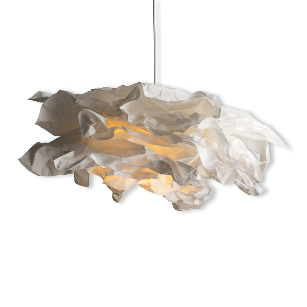 Creative Clouds Pendant Light – DIY Paper Ceiling Lamp with Artistic Charm | Bowlift