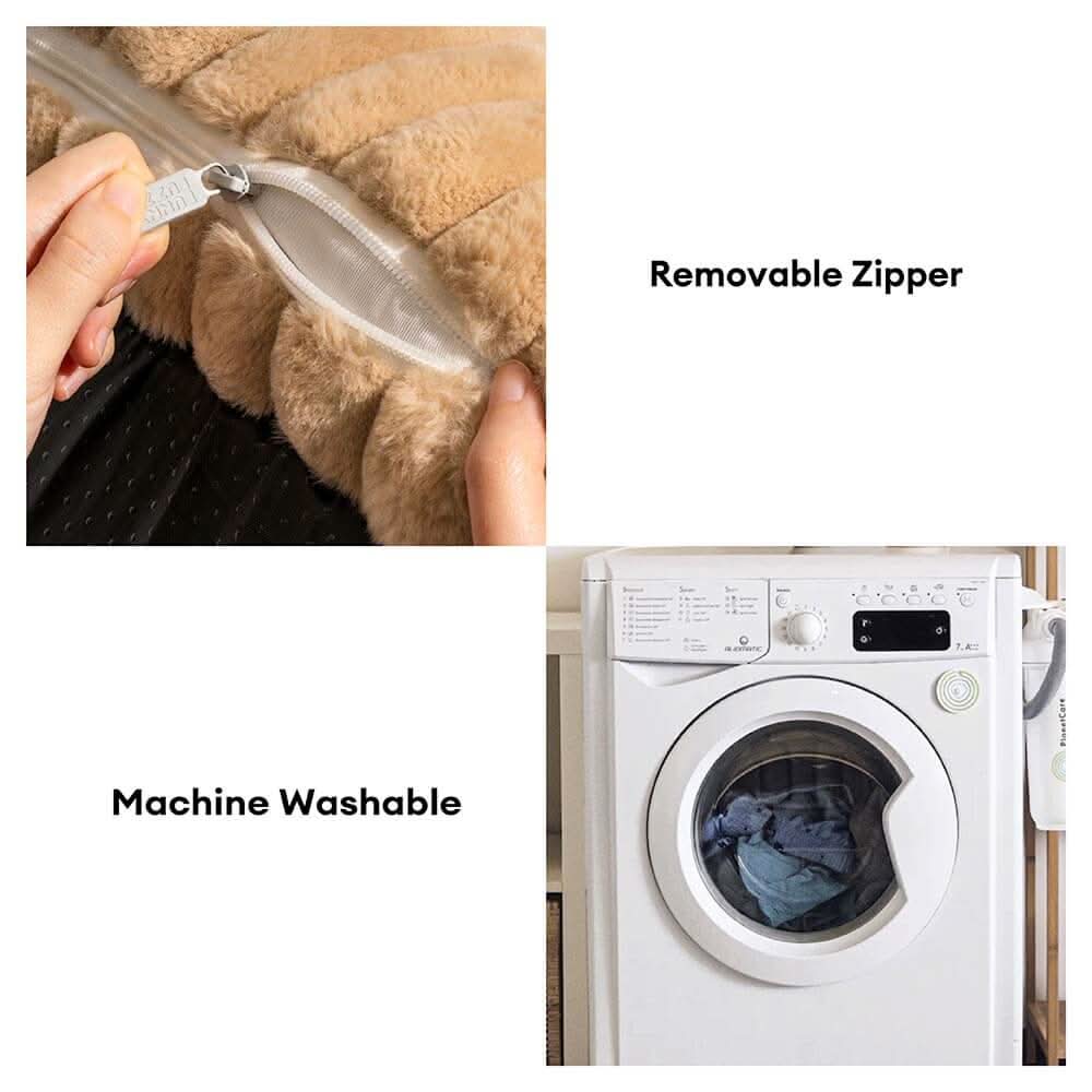 BowLift | Joint-friendly dog cushion with headrest & plush cover