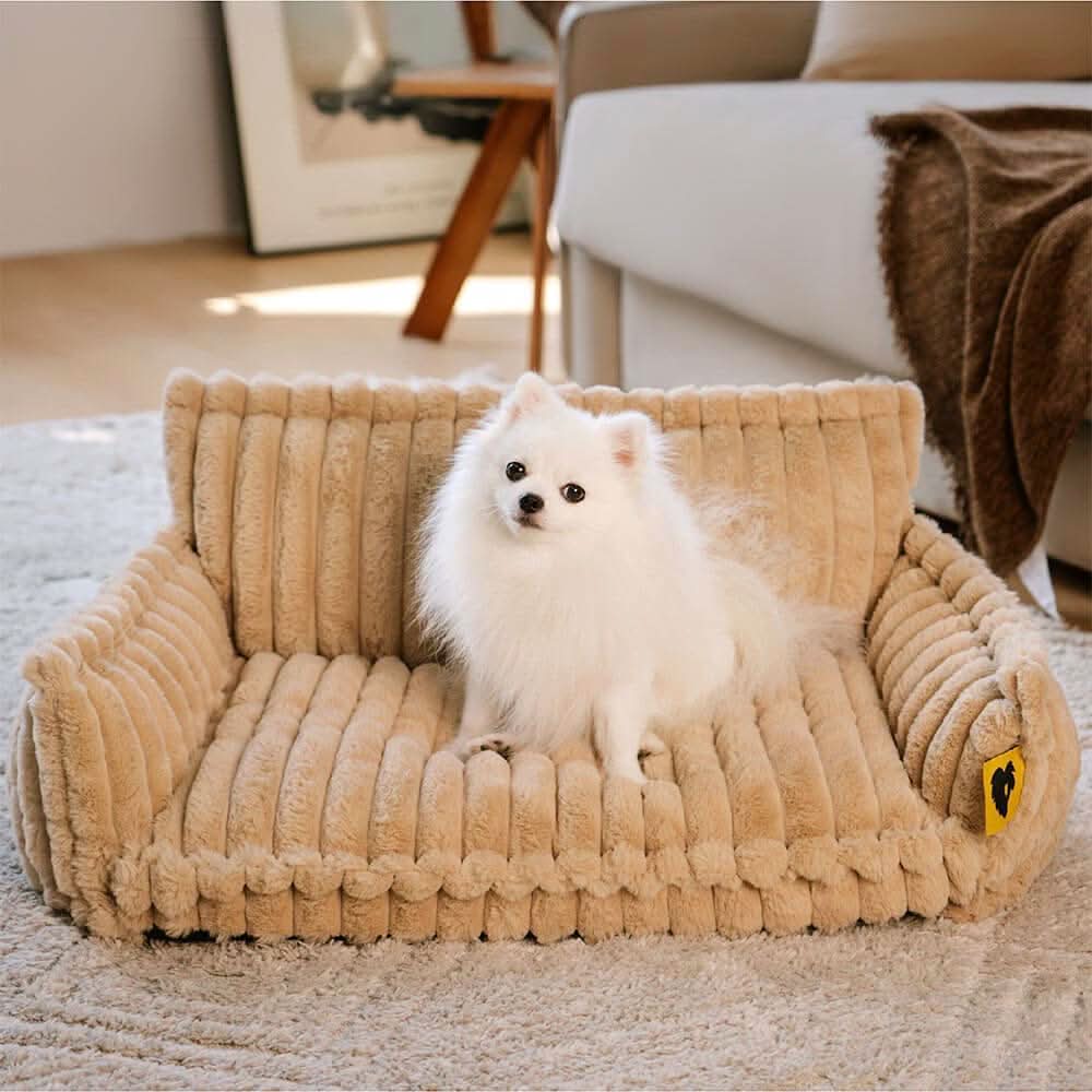 BowLift | Orthopaedic dog cushion with neck support & fluffy comfort