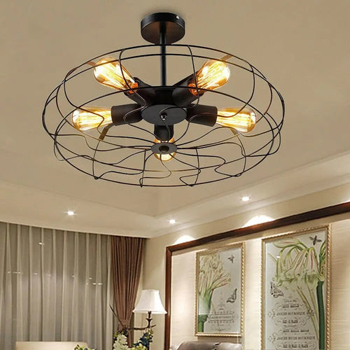 BowLift | Retro Cage Ceiling Lamp