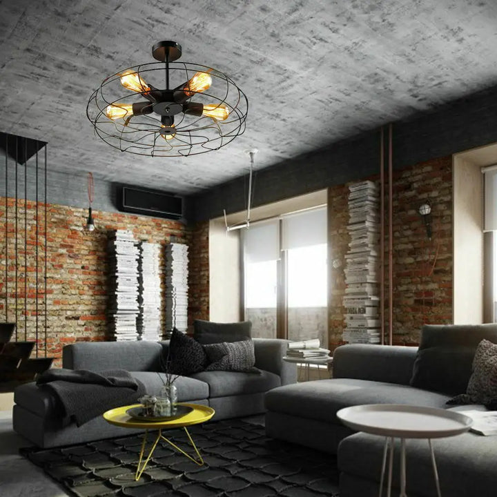 BowLift | Retro Cage Ceiling Lamp