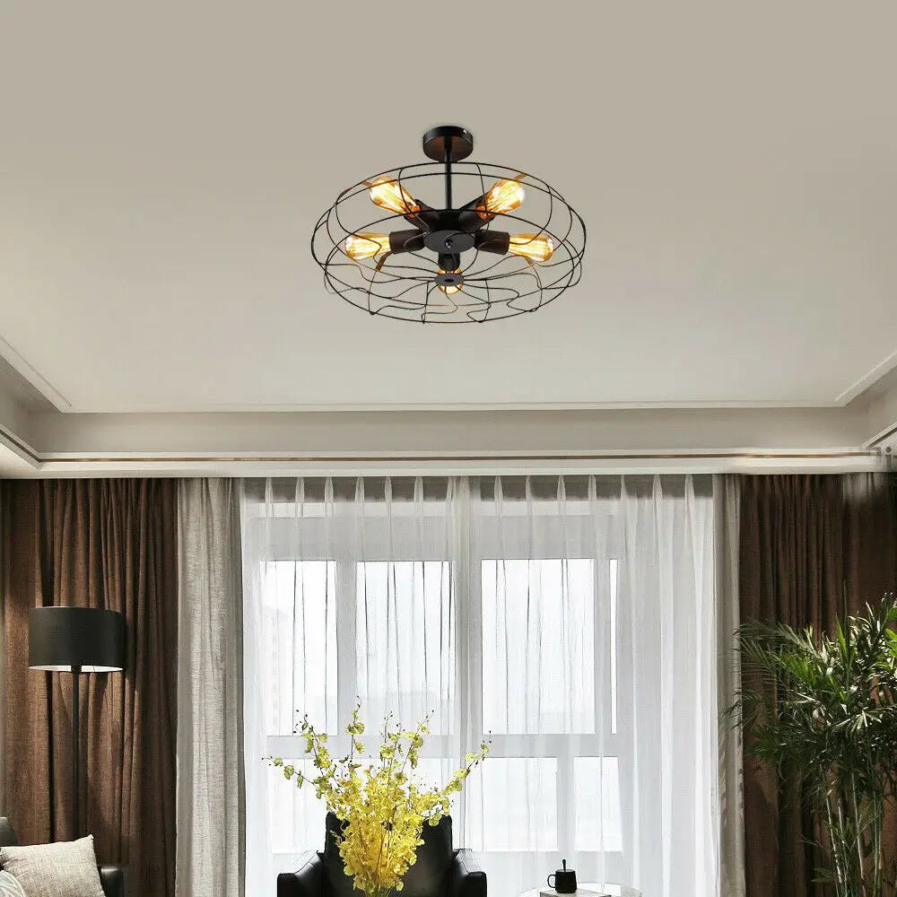 BowLift | Retro Cage Ceiling Lamp