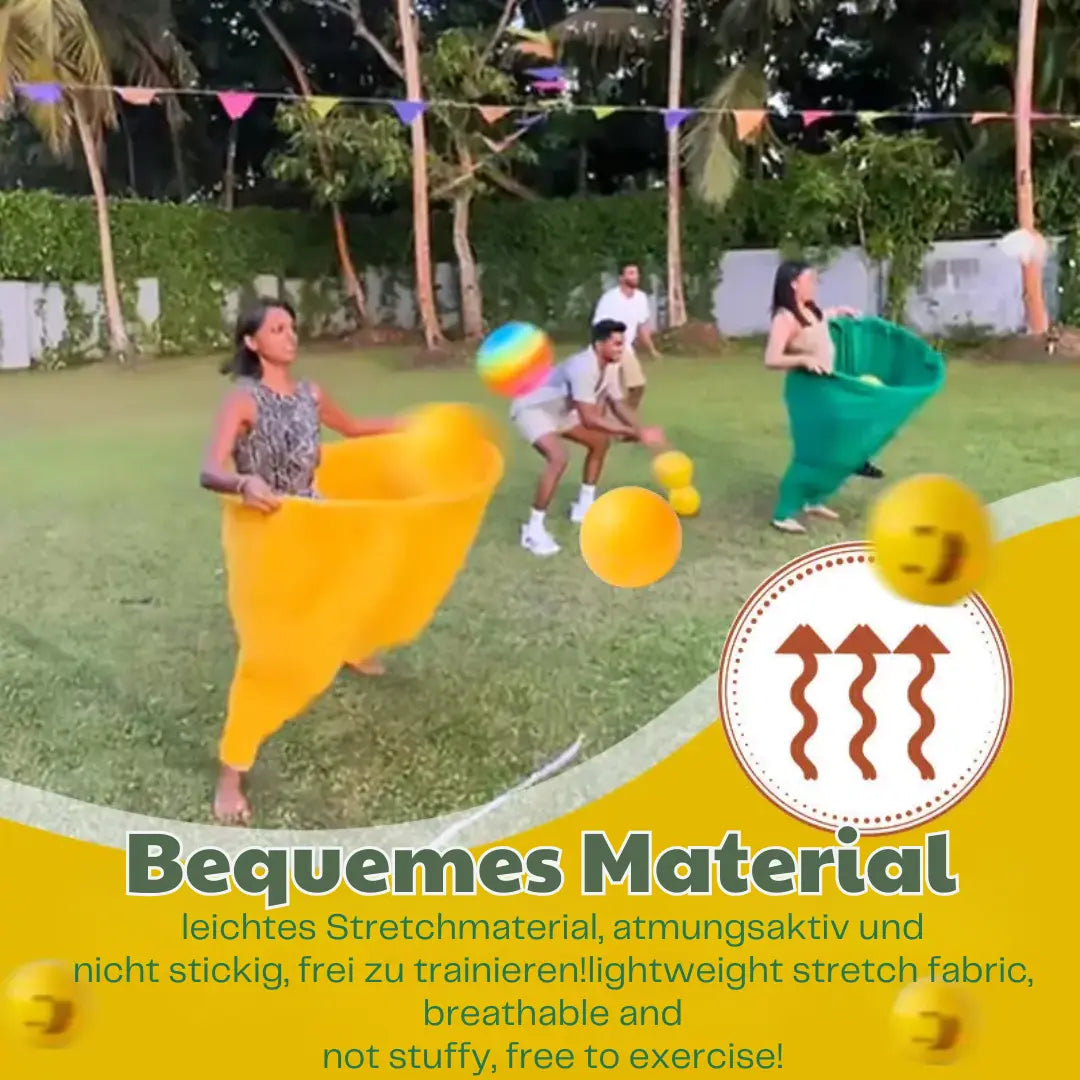 BowLift | Outdoor-catch game with giant pants for group fun