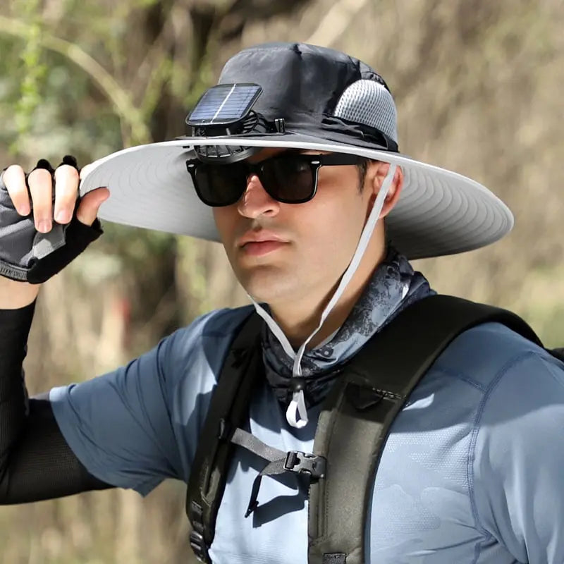 BowLift | Outdoor sun hat with solar fan and USB charging