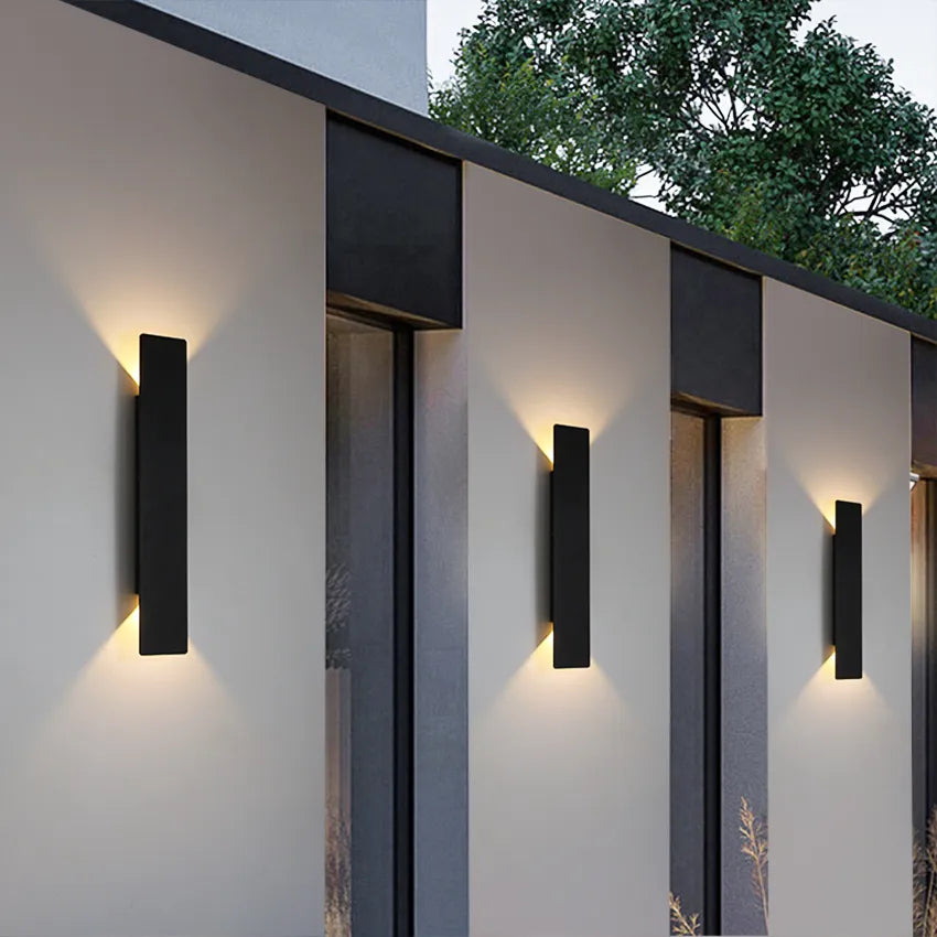 BowLift | RainGlow | Waterproof Aluminum Outdoor Wall Light