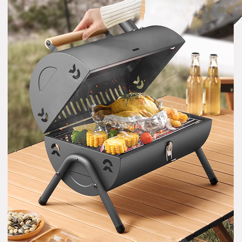 BowLift | Barbecue Grill Grill Household Outdoor Folding Portable Barbecue Grill Charcoal Barbecue Small Barbecue Rack