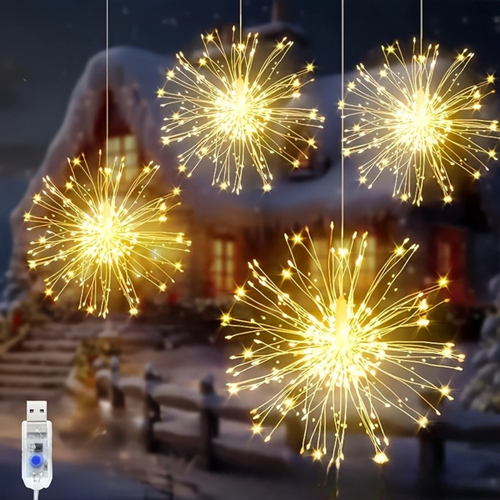 BowLift | Outdoor Christmas Lights Firework LED Fairy Hanging Lights