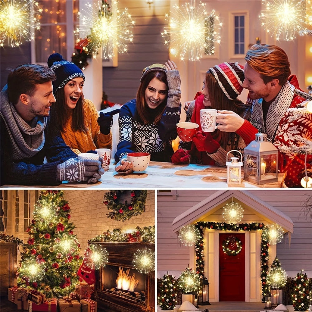 BowLift | Outdoor Christmas Lights Firework LED Fairy Hanging Lights