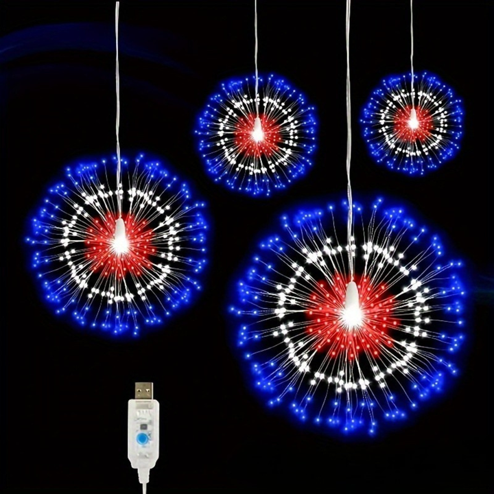 BowLift | Outdoor Christmas Lights Firework LED Fairy Hanging Lights