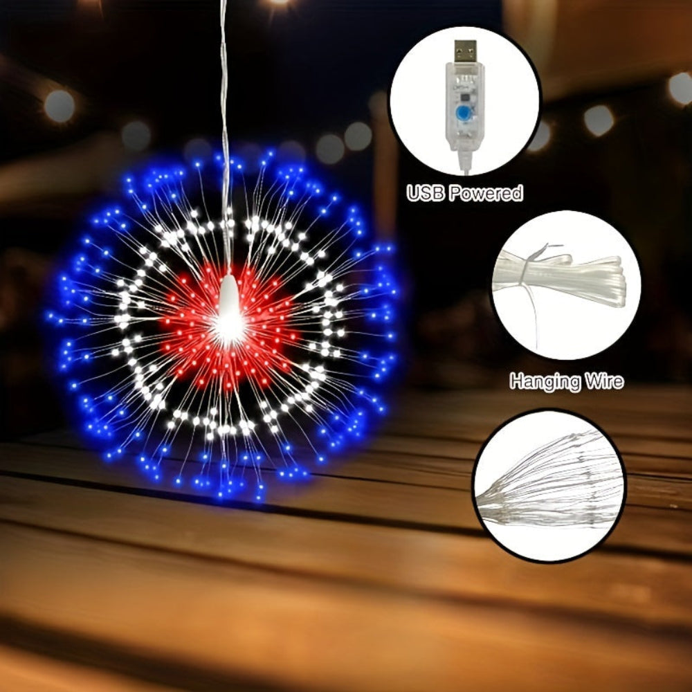BowLift | Outdoor Christmas Lights Firework LED Fairy Hanging Lights