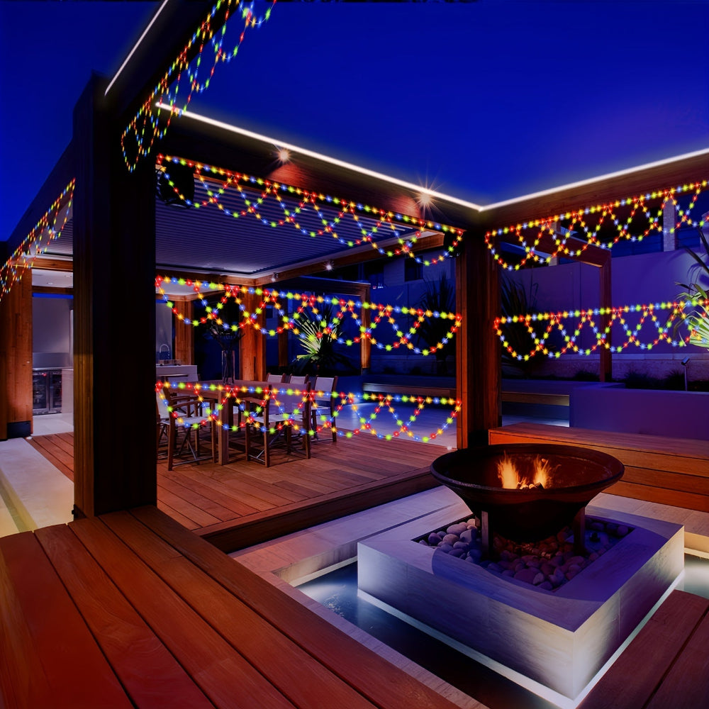 BowLift | Outdoor Christmas Lights LED Balcony Hanging Fairy String
