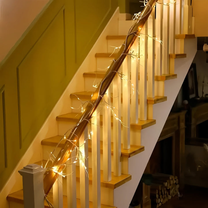 BowLift | Outdoor Christmas Lights Warm White LED Branch Garland Decoration