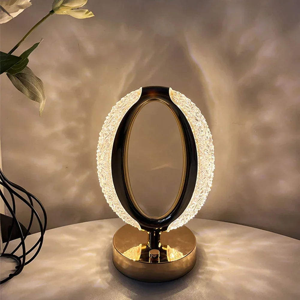 BowLift | Oval Crystal Lamp