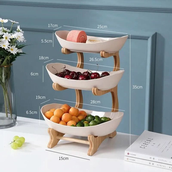 BowLift | Stylish Storage for Kitchen & Dining Table | Metal Organizer