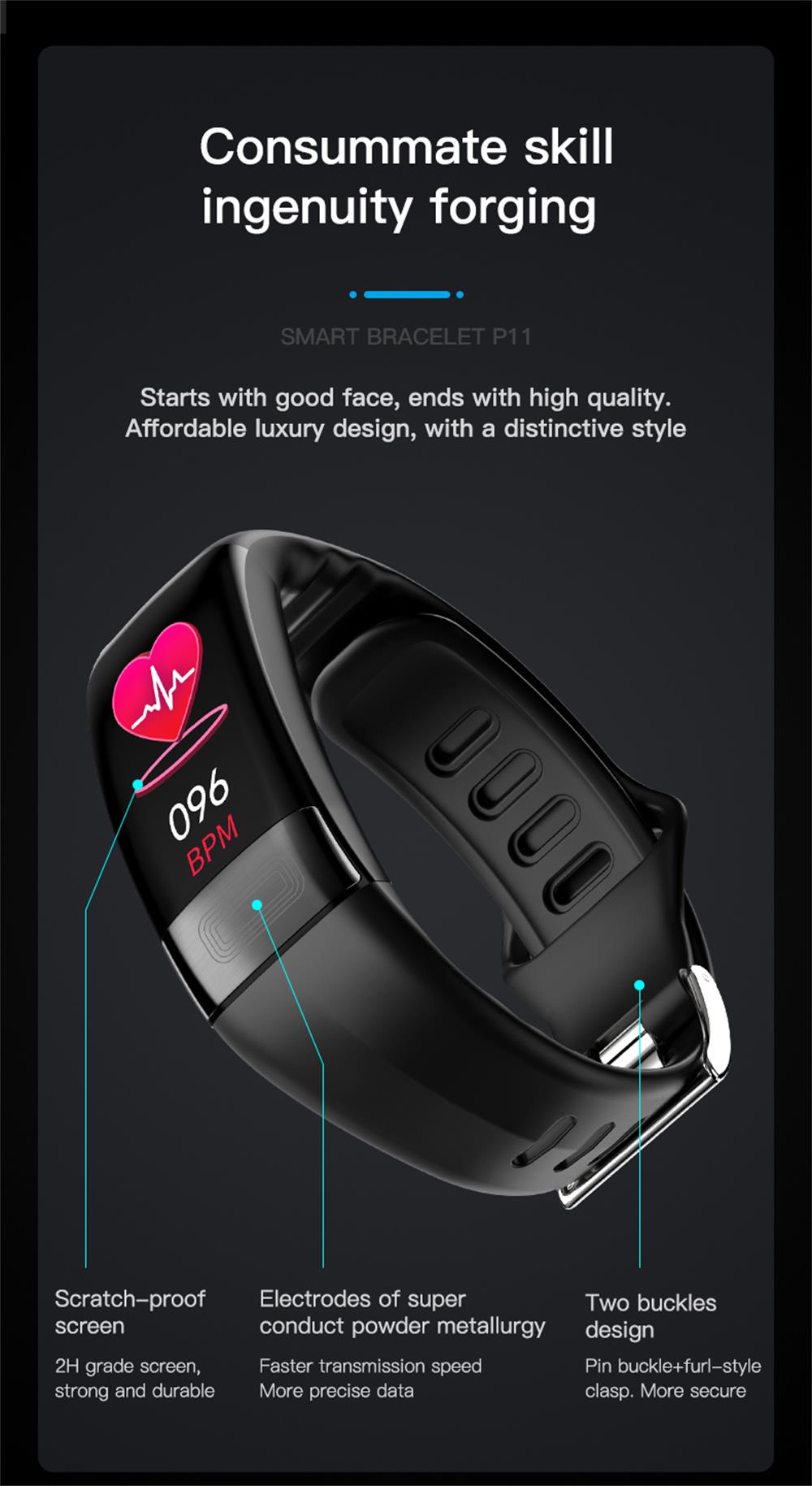 Smartwatch with fitness & wellness functions | Bowlift