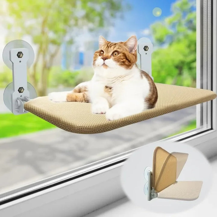 Foldable Suction Cup Hammock For Cats Bowlift