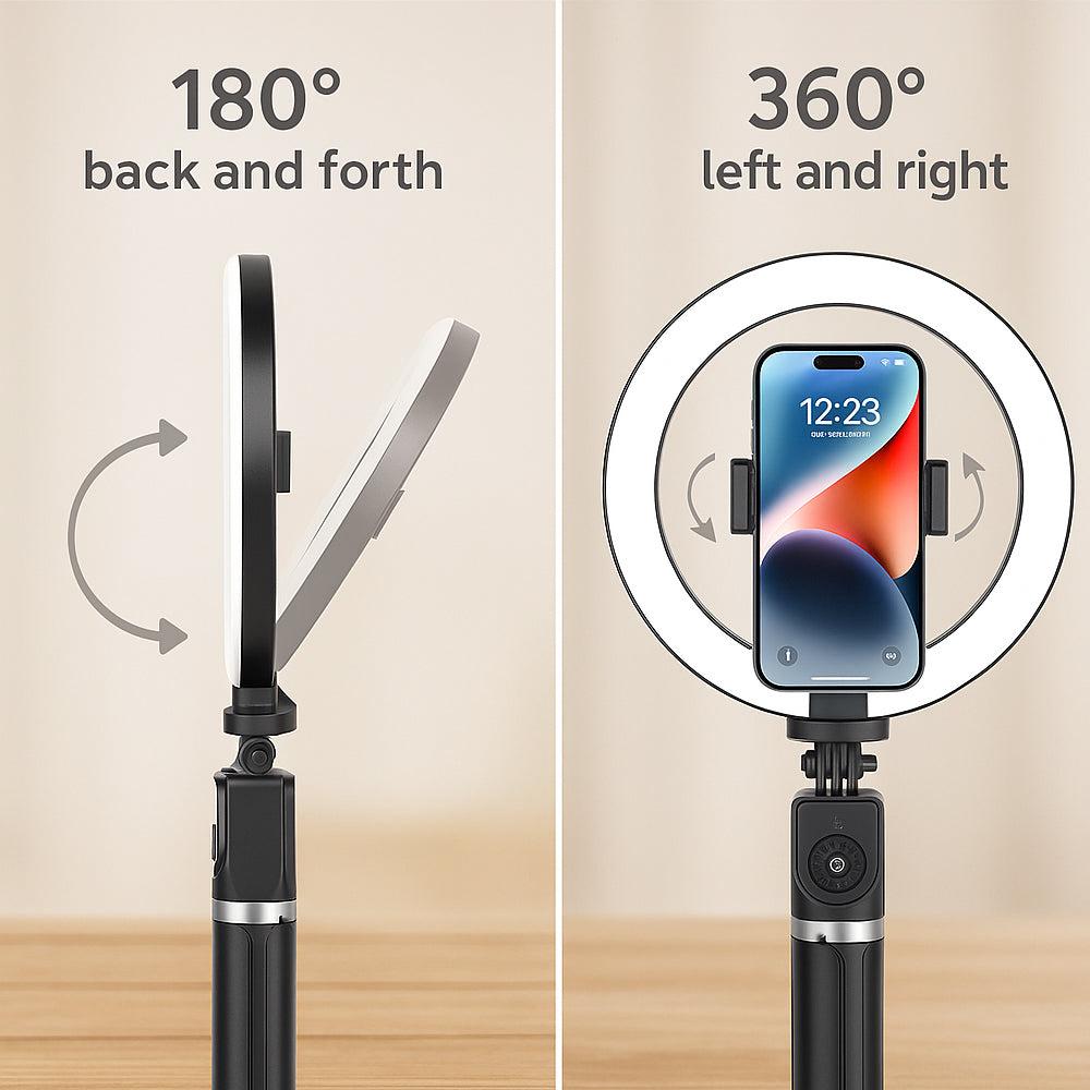 Ring Light with Remote Control & Tripod – 3 Color Temperatures – P220-Q | Bowlift