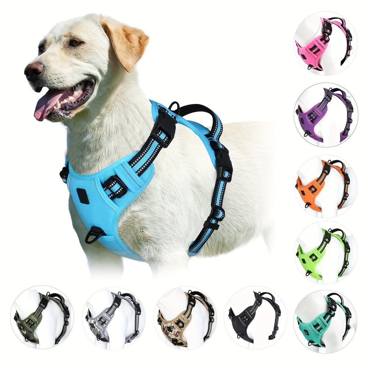 BowLift | Reflective, breathable dog harness for small and large dogs