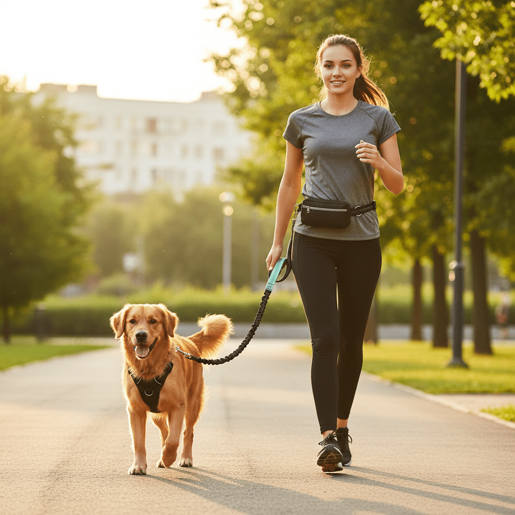 BowLift | Hands-free dog leash with padded comfort handles
