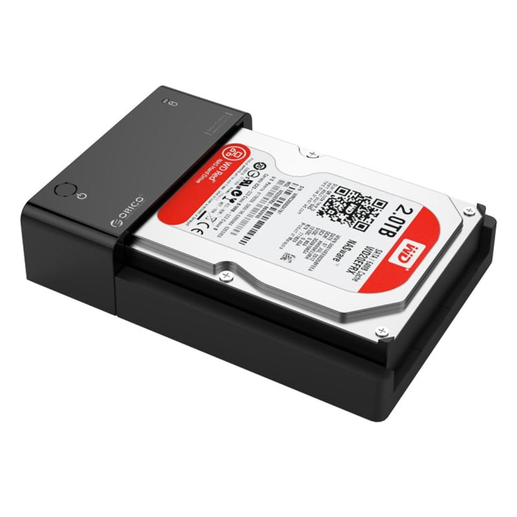 BowLift | ORICO 6518US3 USB 3.0 Type-B 2.5 / 3.5 Inch Tool-less HDD Docking Station External Storage Enclosure Hard Drive Box (Black)