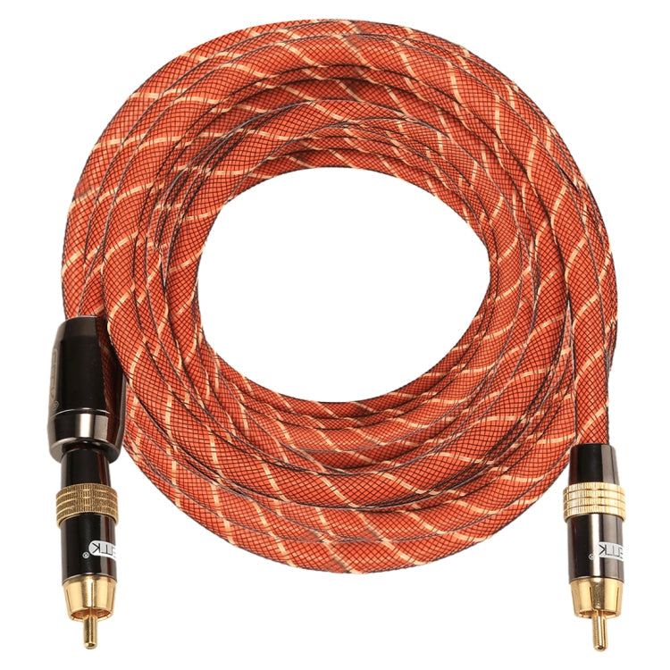 BowLift | EMK TZ/A 8m OD8.0mm gold-plated metal head RCA to RCA plug digital coaxial interconnect cable audio / video RCA cable