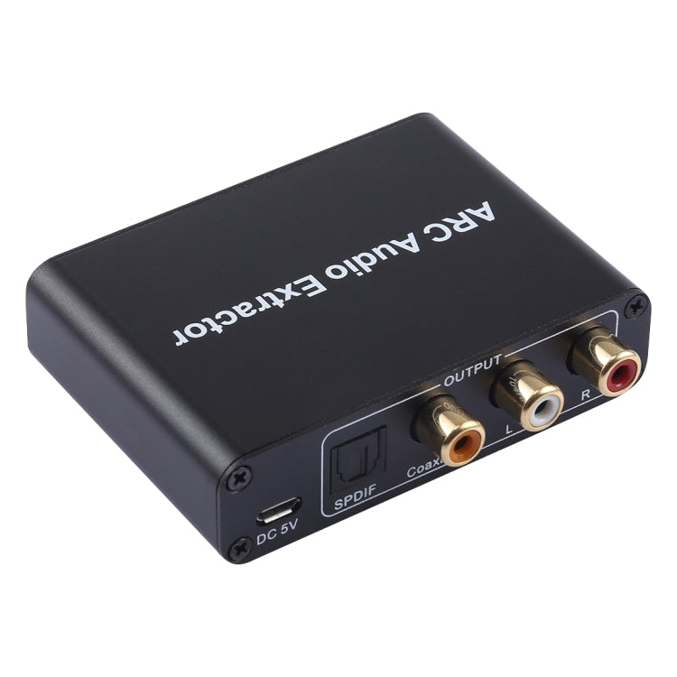 BowLift | 192KHz ARC Audio Extractor HDMI ARC to SPDIF + Coaxial + L/R Converter Audio Return Channel Adapter