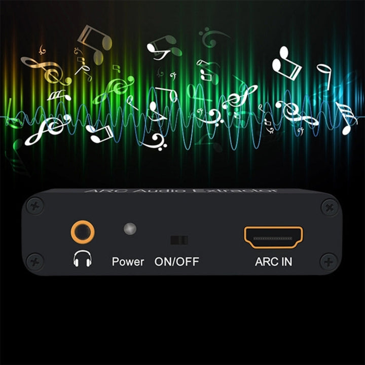 BowLift | 192KHz ARC Audio Extractor HDMI ARC to SPDIF + Coaxial + L/R Converter Audio Return Channel Adapter