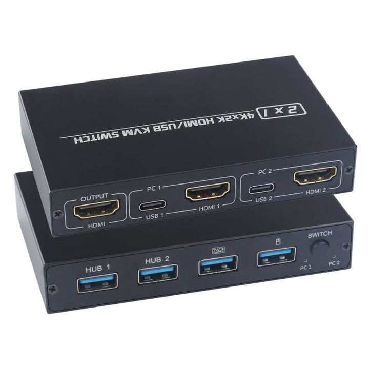 BowLift | AM-KVM201CL 2x1 4Kx2K HDMI / USB / KVM Switch