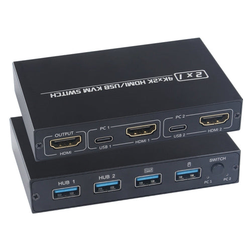 BowLift | AM-KVM201CL 2x1 4Kx2K HDMI / USB / KVM Switch