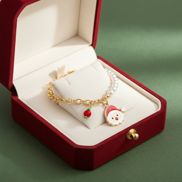 BowLift | Festive charm bracelet with shimmering beads for Christmas
