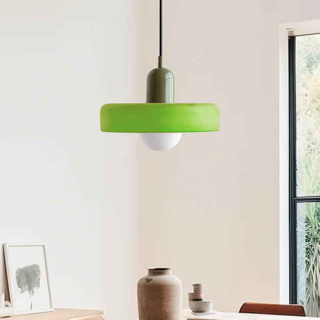Bauhaus Colorful Glass Pendant Lamp - Modern Design Lamp for Living Room and Dining Room | Bowlift